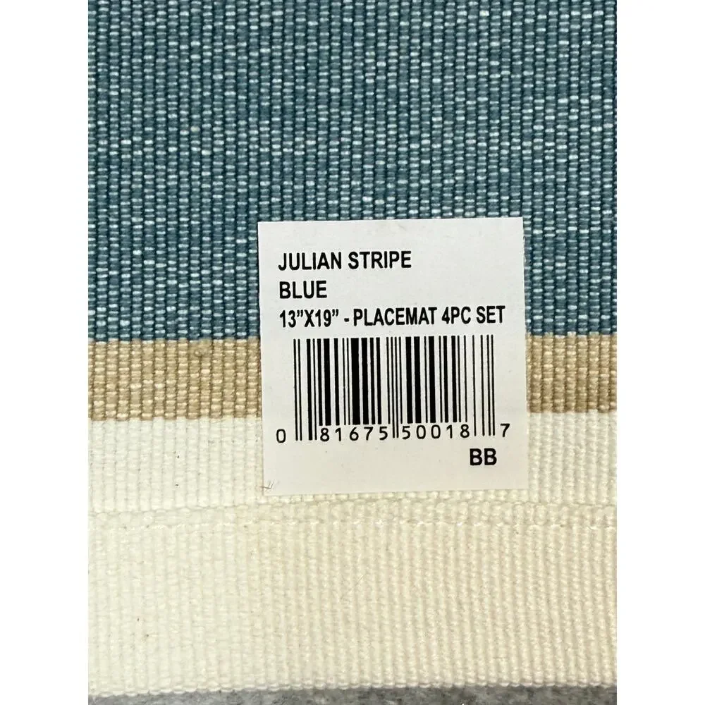 Set Of 4 Julian Stripe 13